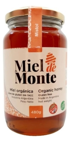 MIEL DE MONTE ORGANICA X480 GRS