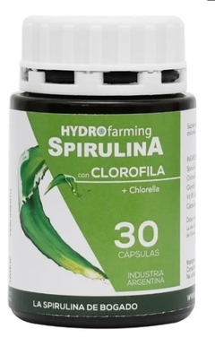 SPIRULINA + CLOROFILA X30 COMP - BOGADO