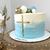 Cake topper frontal Cruz / Bautismos-Comuniones - comprar online