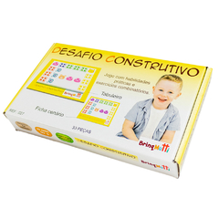 Jogo de Tabuleiro Infantil Educativo - Desafio Construtivo - BrinqMutti - comprar online