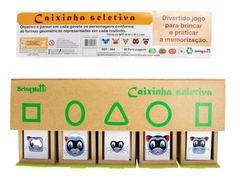 Caixinha Seletiva Brinquedo Educativo de Madeira - BrinqMutti - Balloon Brinquedos Diferentes