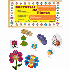 CARROSSEL DE FLORES - BRINQUEDO EDUCATIVO - BRINQMUTTI