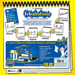 Imagem do Telestrations - Jogo de Tabuleiro para Amigos - 4 a 8 jogadores -Galápagos