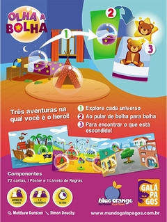 Olha a Bolha - Jogo de Tabuleiro - Galápagos - Balloon Brinquedos Diferentes