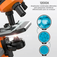 Microscópio Zoom 1200X - comprar online