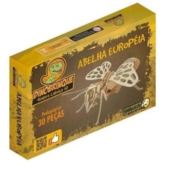 Quebra-Cabeça 3D | ABELHA EUROPEIA 30 Peças em Madeira MDF - DINOBRINQUE - comprar online