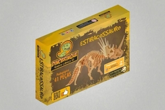 Quebra-Cabeça 3D ESTIRACOSSAURO 41 pçs peças em MDF - DINOBRINQUE - comprar online