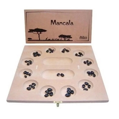 Jogo Mancala em madeira - Mitra