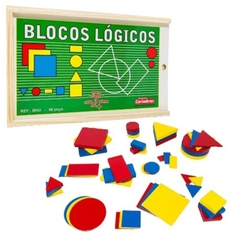 Blocos Lógicos 48 Peças - Carimbrás