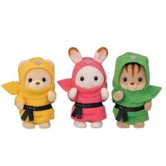 Sylvanian Families Trio BABY Ninja - comprar online