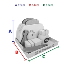Torradeira de Madeira - Café da Manhã - NewArt - loja online