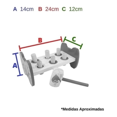 Imagem do Bate Bancadinha com Martelo e Pinos - Newart