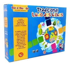 Tradicional Ludo dos Bichos Gigante - Brinquedo Educativo - Bate Bumbo