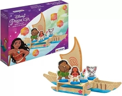 Disney Mini Play Set Barco Da Moana Em Madeira - Xalingo