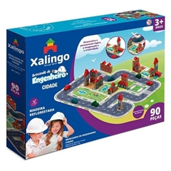 Brincando de Engenheiro Cidade 90 Peças - Xalingo