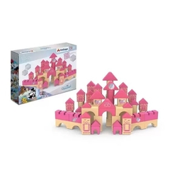 Brincando de Engenheiro Castelo das Princesas Disney 100 - Xalingo