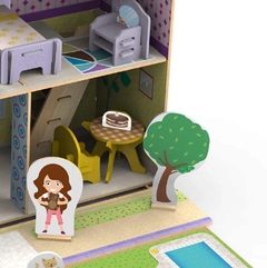 Playset Casinha de Madeira - Quebra-Cabeça 3D Little House Verão - Xalingo - comprar online