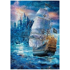 Puzzle 1000 Peças Navio Pirata - Grow - comprar online