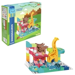 Blok blok Dinossauros Construir e Brincar 62 Pçs - Zoop Toys