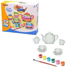 Conjunto De Chá 9 Peças Art & Craft Para Pintar - Zoop Toys