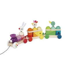 Trem Gigante Multicolorido- Janod - comprar online