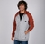 Campera All Day Ranglan Zip Hood Gris - comprar online