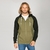 Campera All Day Ranglan Zip Hood Verde