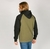 Campera All Day Ranglan Zip Hood Verde - puelche