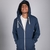 Campera All Day Zip Hood Azul