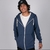 Campera All Day Zip Hood Azul - comprar online