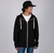 Campera All Day Zip Hood Negro - puelche