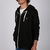 Campera All Day Zip Hood Negro - comprar online