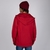 Campera All Day Light Zip Hood Rojo - puelche