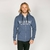 Campera Mirror Zip Hood Azul - puelche