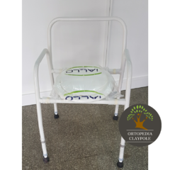 ASIENTO ELEVA INODORO CON RESPALDO