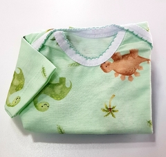 Body Manga corta Baby dino Aqua - comprar online