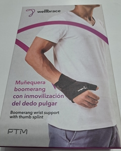 Muñequera Boomerang Con Inmovilizador De Dedo Pulgar