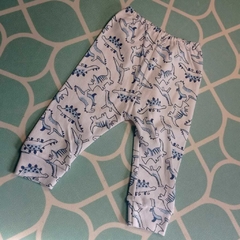 Pantalón malibu Mini dino celeste - comprar online