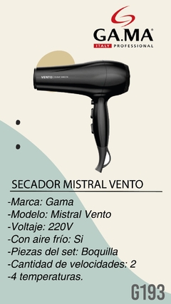 SECADOR MISTRAL VENTO