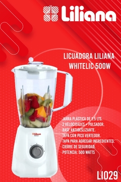 Licuadora LILIANA whitelic