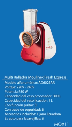 Multi rallador MOULINEX Fresh