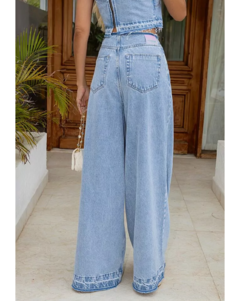 CALÇA WIDE LEG COS A FIO - loja online