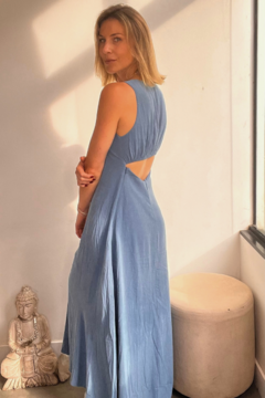 VESTIDO MIDI BLUE JEANS