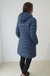 Campera de mujer ultraliviana larga con capucha fija. en internet