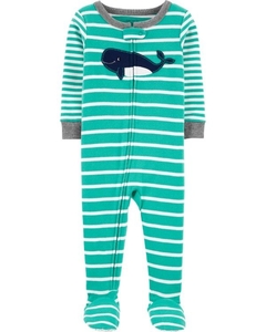 Carter's Osito-pijama con cierre "Ballena"