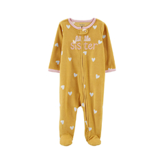 Carter´s Osito-Pijama Micropolar Cierre Little Sister - comprar online