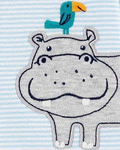 Carter's Osito-Pijama con broches "Hipopotamo" - comprar online