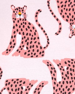 Set 4 piezas Pijama de algodón Leopardo - comprar online