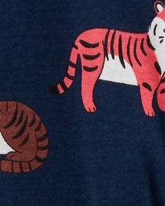 Carters Pack 2 Osito-Pijama Algodon Cierre Tigres Rayas - comprar online