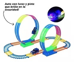 Pista De Autos Track King Flexible y Luminosa - comprar online